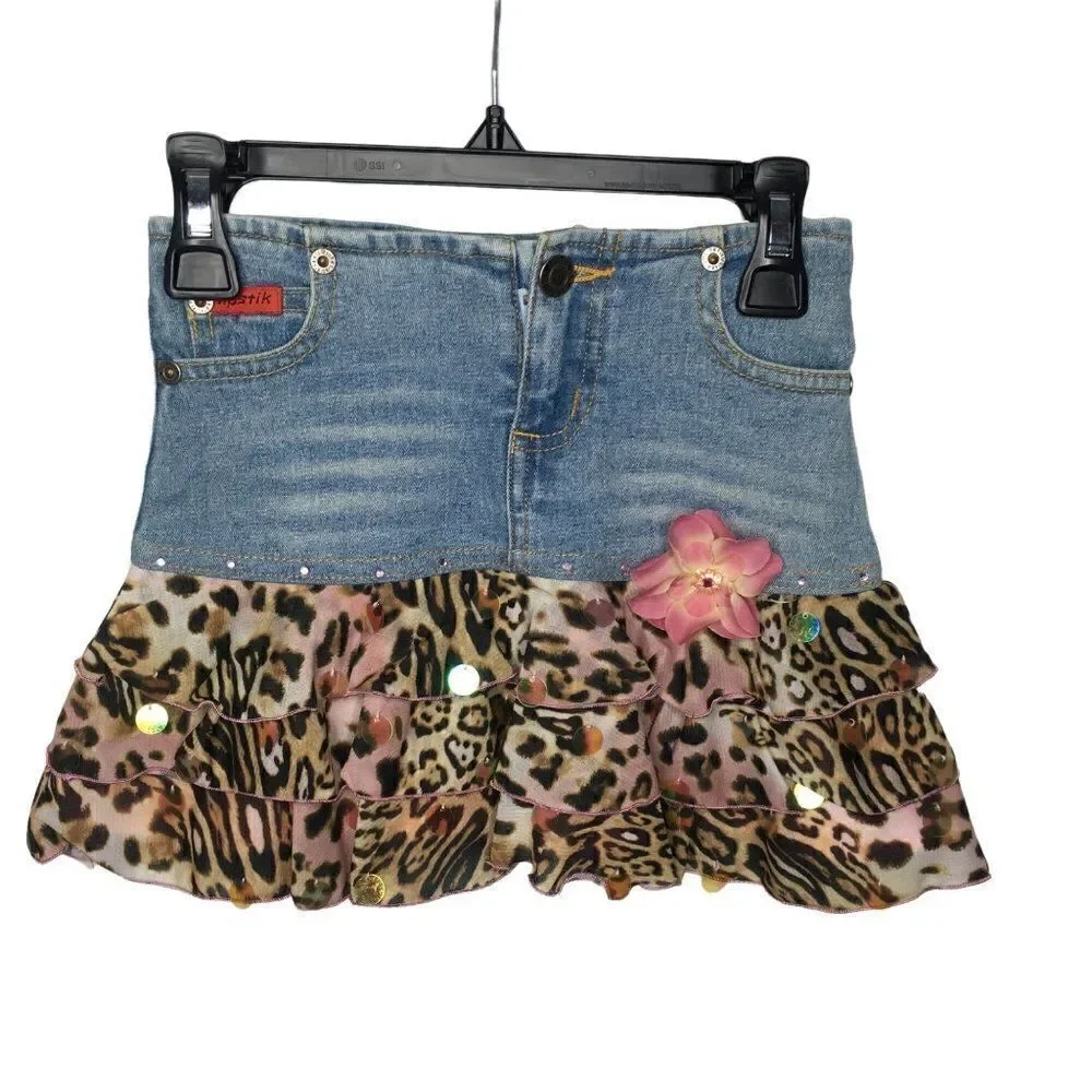 Lipstik jean little girls skirt size 5